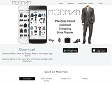 Tablet Screenshot of modmanapp.com